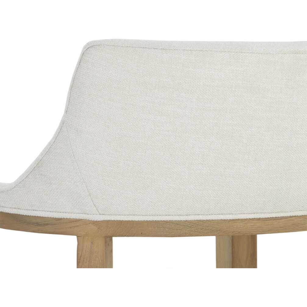 Brylea Natural / Heather Ivory Tweed Dining Armchair